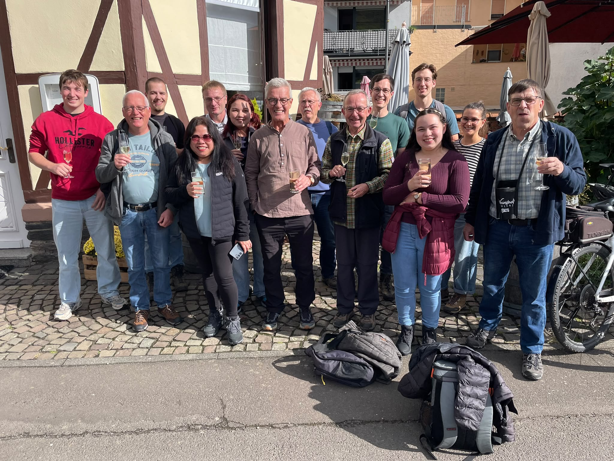 Foto der Wandertruppe. Bild: privat